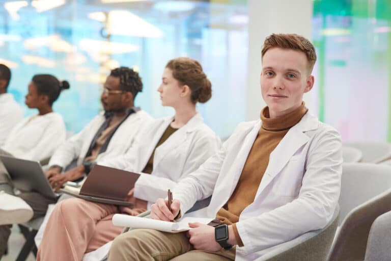 A photo illustrating International College Counselors explains how to get into medical school—from competencies to timelines—and why expert guidance matters.