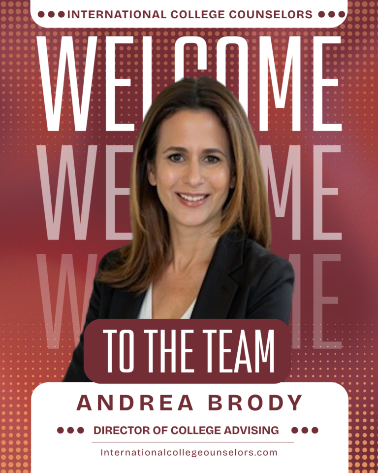 International College Counselors Welcomes Andrea Brody as Director of College Advising